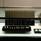 Black Suede Jewelry Display Set
