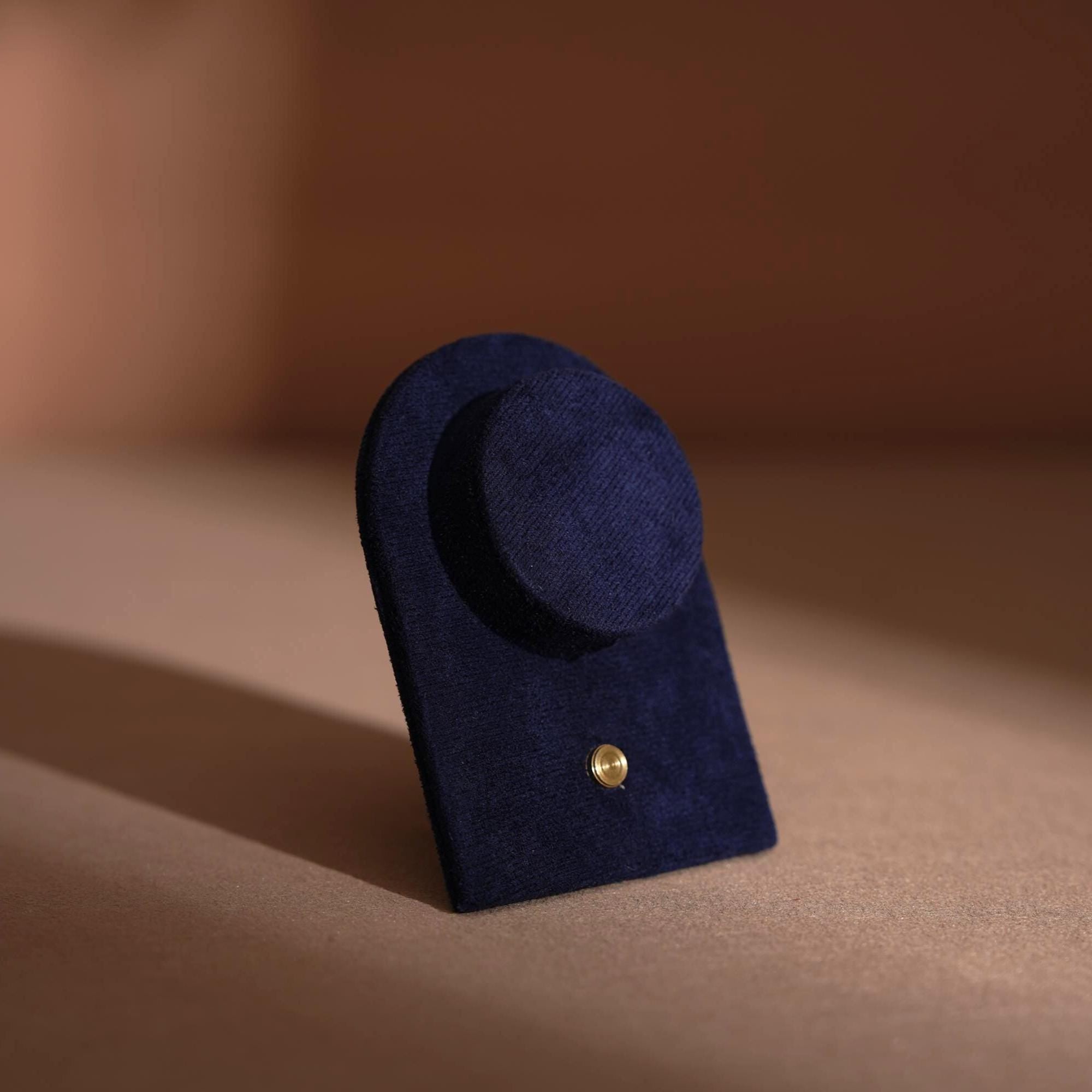 Suede Bracelet Holder Display: Brass Stand Jewelry Organizer