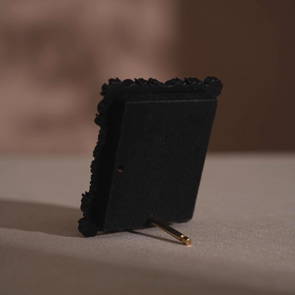 Black Rococo Ring & Earring Display Stand