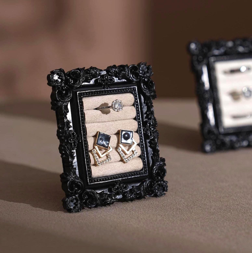 Vintage Style Gold Ring Display