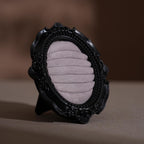 Rococo-Style Black Ring Stand