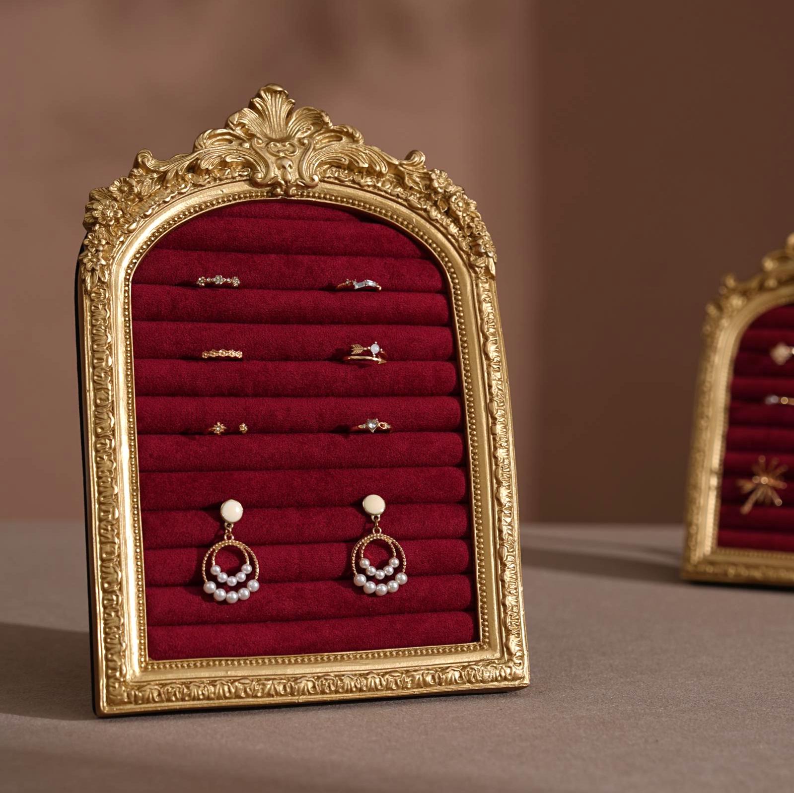 Rococo 3-Way Jewelry Display Frame | Tabletop Stand & Wall-Mount