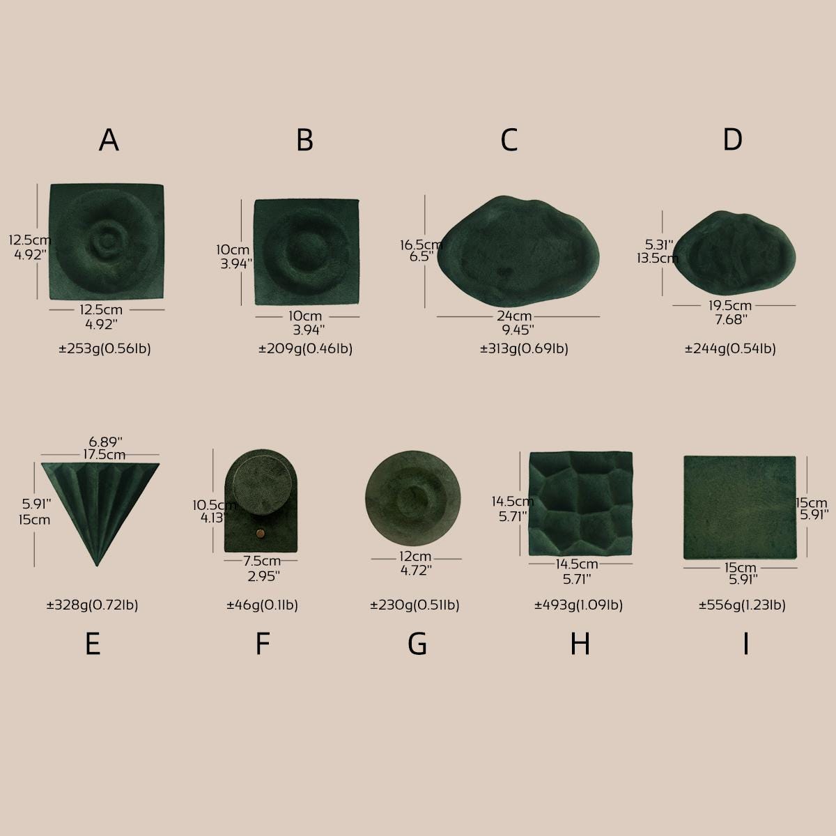 Minimalist Suede Jewelry Trays