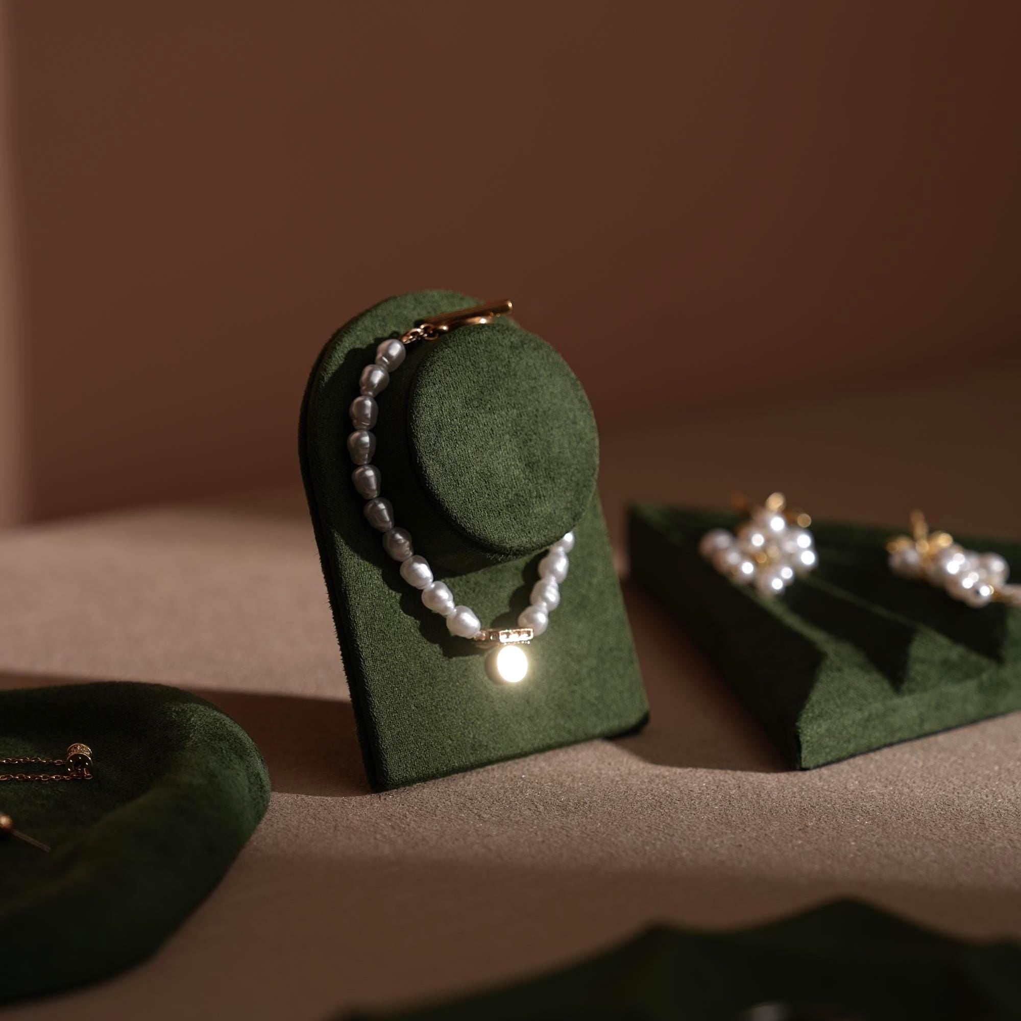 Minimalist Suede Jewelry Trays