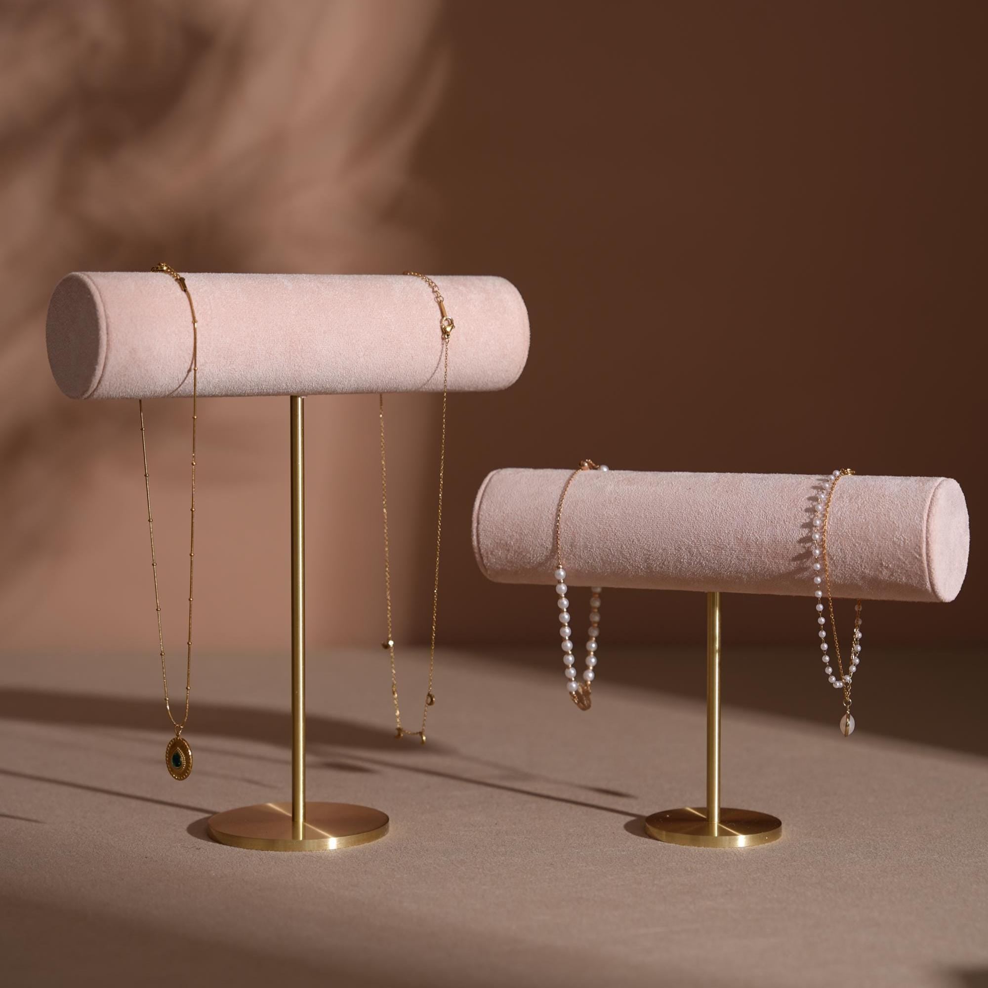 T-Bar Brass Jewelry Stand
