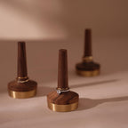 Walnut Brass Ring Holder