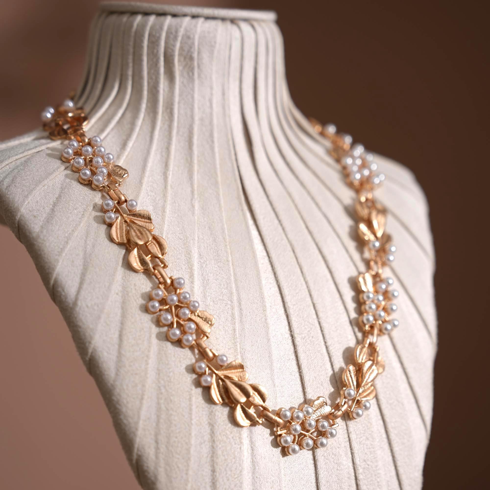 Suede Necklace Bust Stand