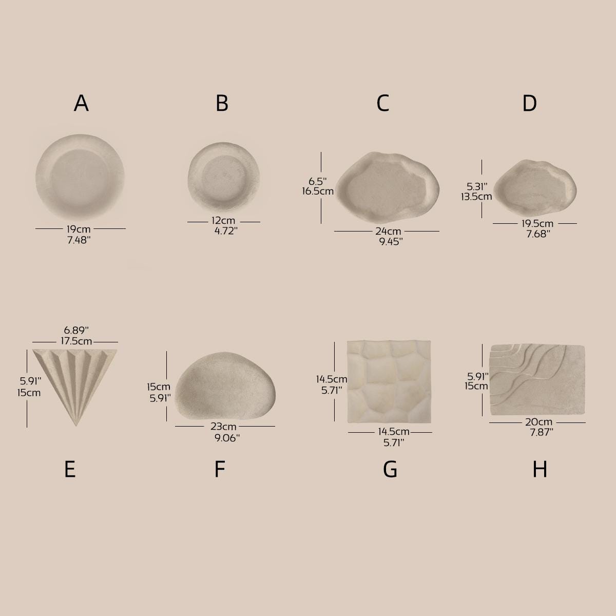 Minimalist Suede Jewelry Trays