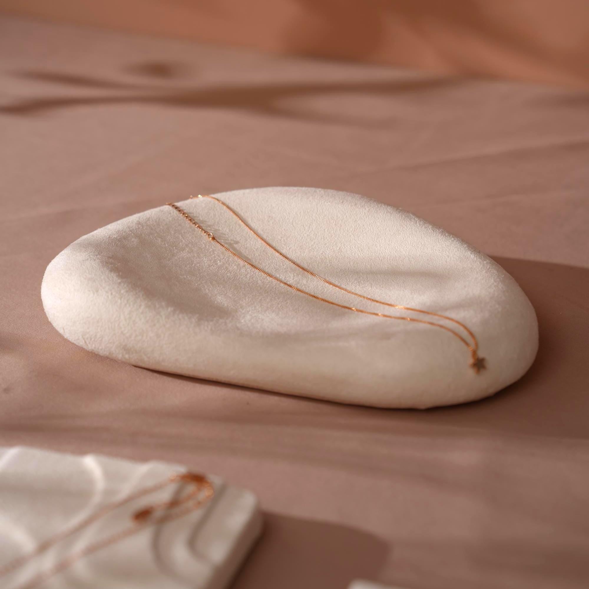 Minimalist Suede Jewelry Trays