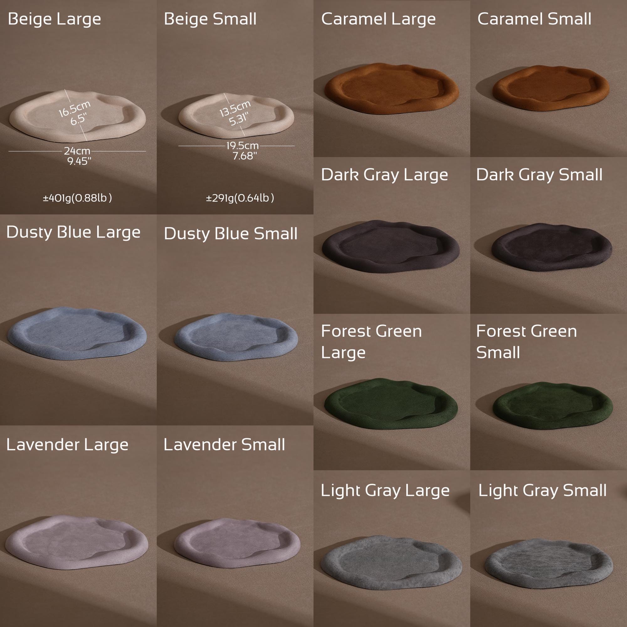 Vegan Suede Jewelry Dish