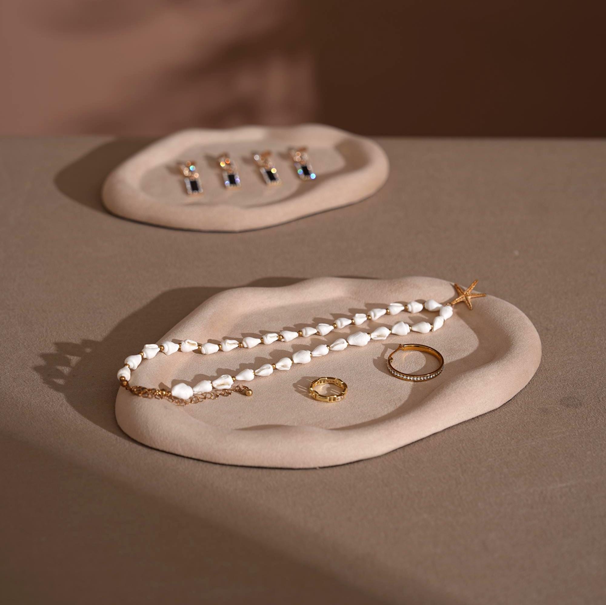 Vegan Suede Jewelry Dish