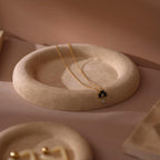 Minimalist Beige Vegan Suede Jewelry Trays