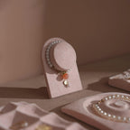 Pink Vegan Suede Jewelry Dish Set | Ring & Earring Display Trays