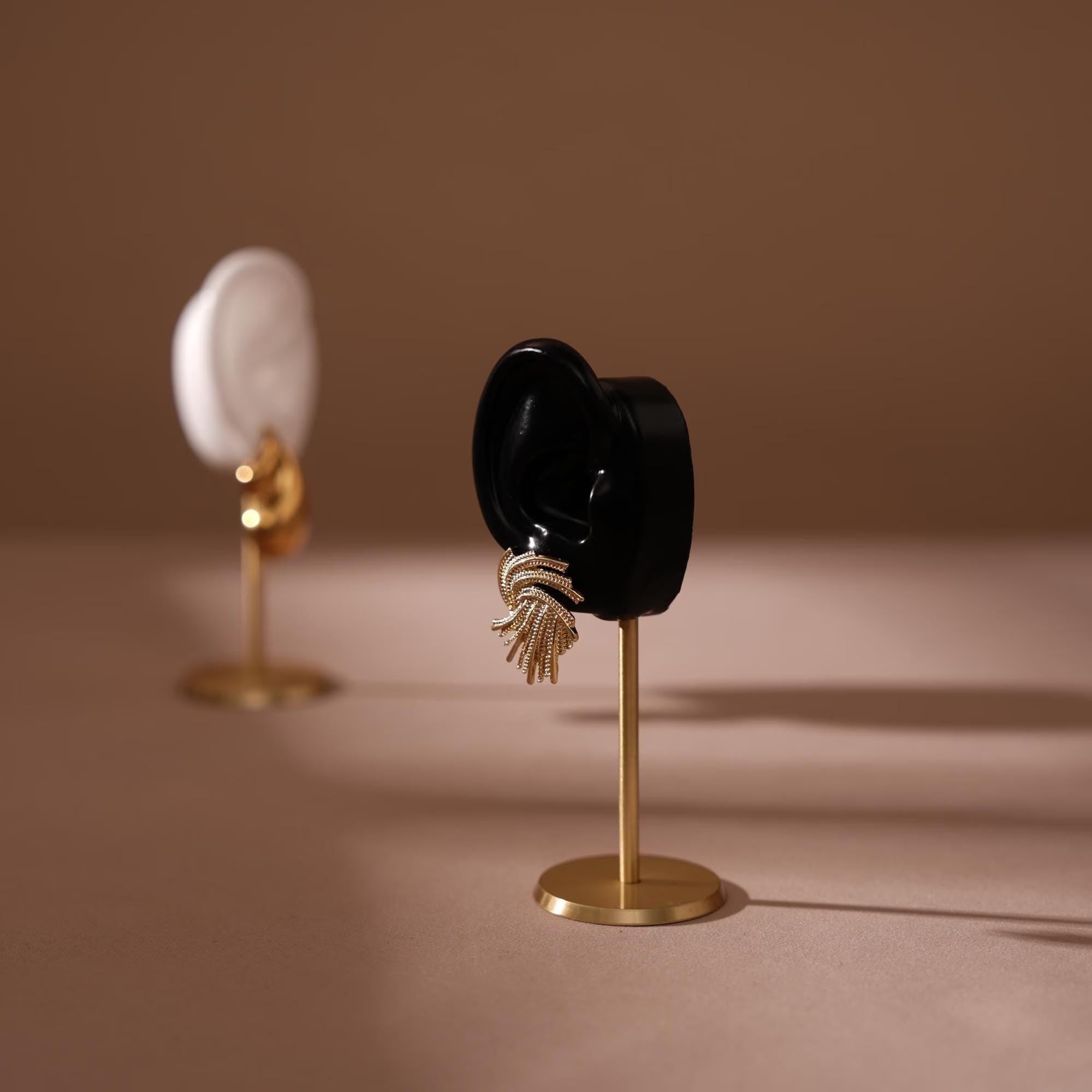Silicone/Brass Earring Stand