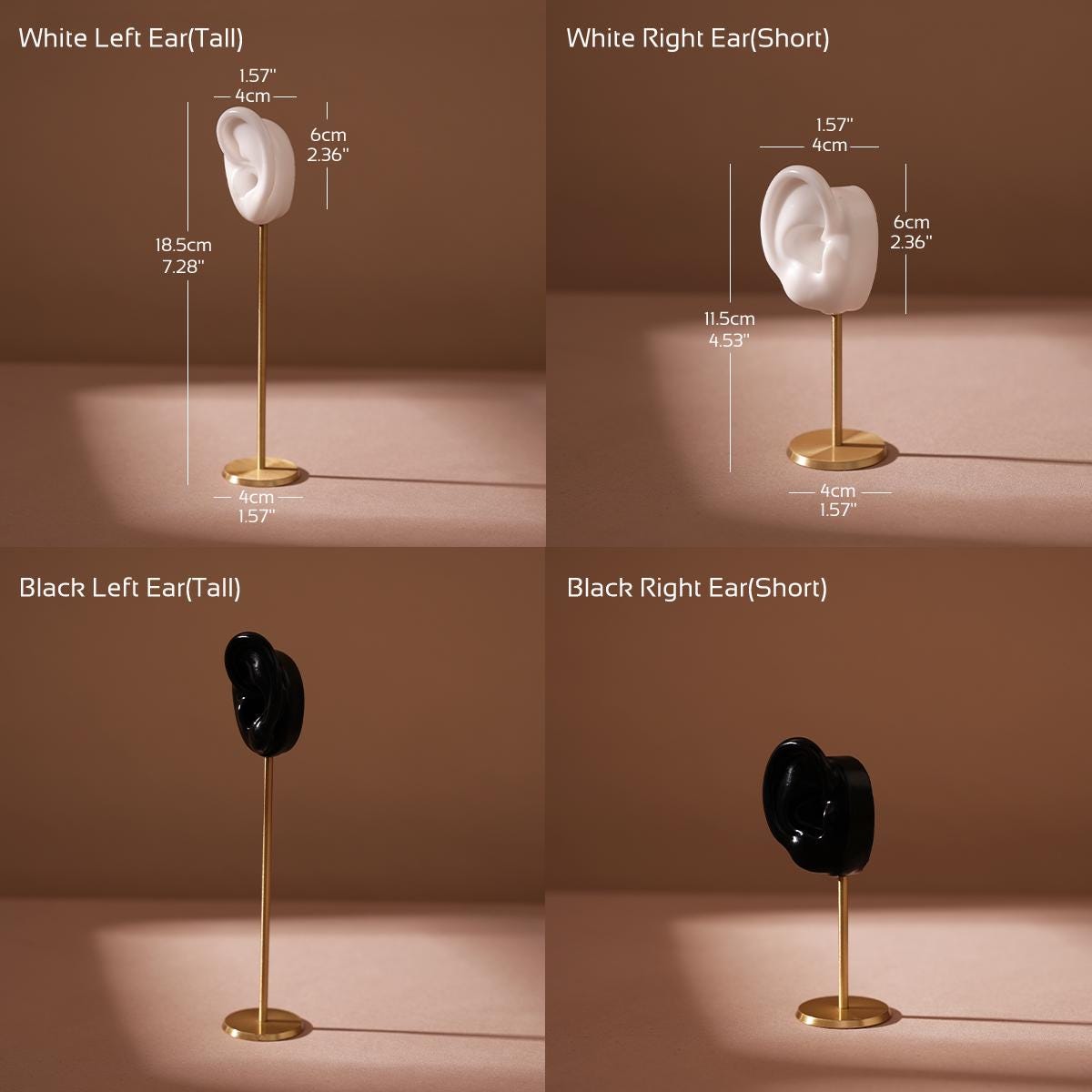 Silicone/Brass Earring Stand