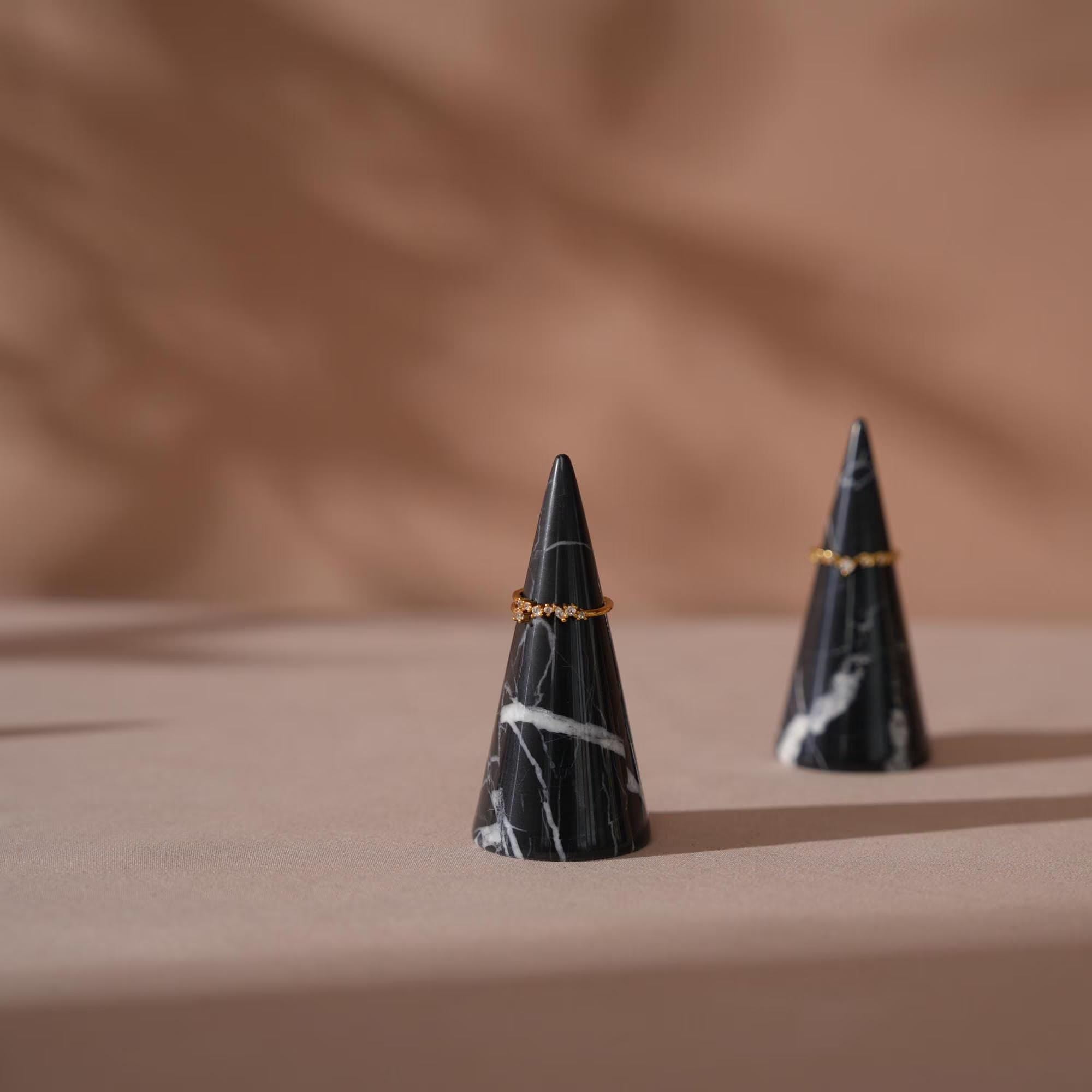 Natural Marble Ring Cone