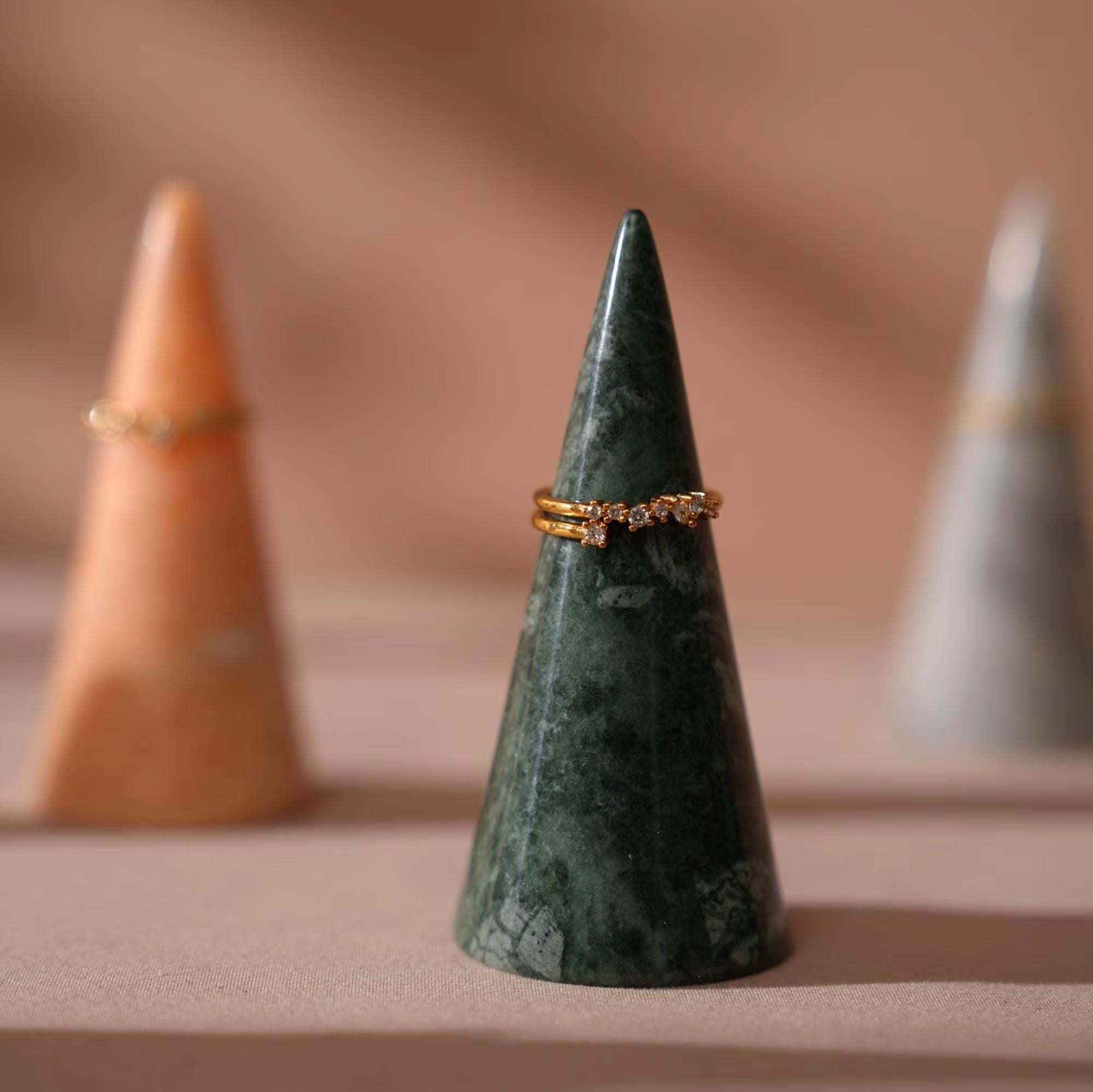 Natural Marble Ring Cone