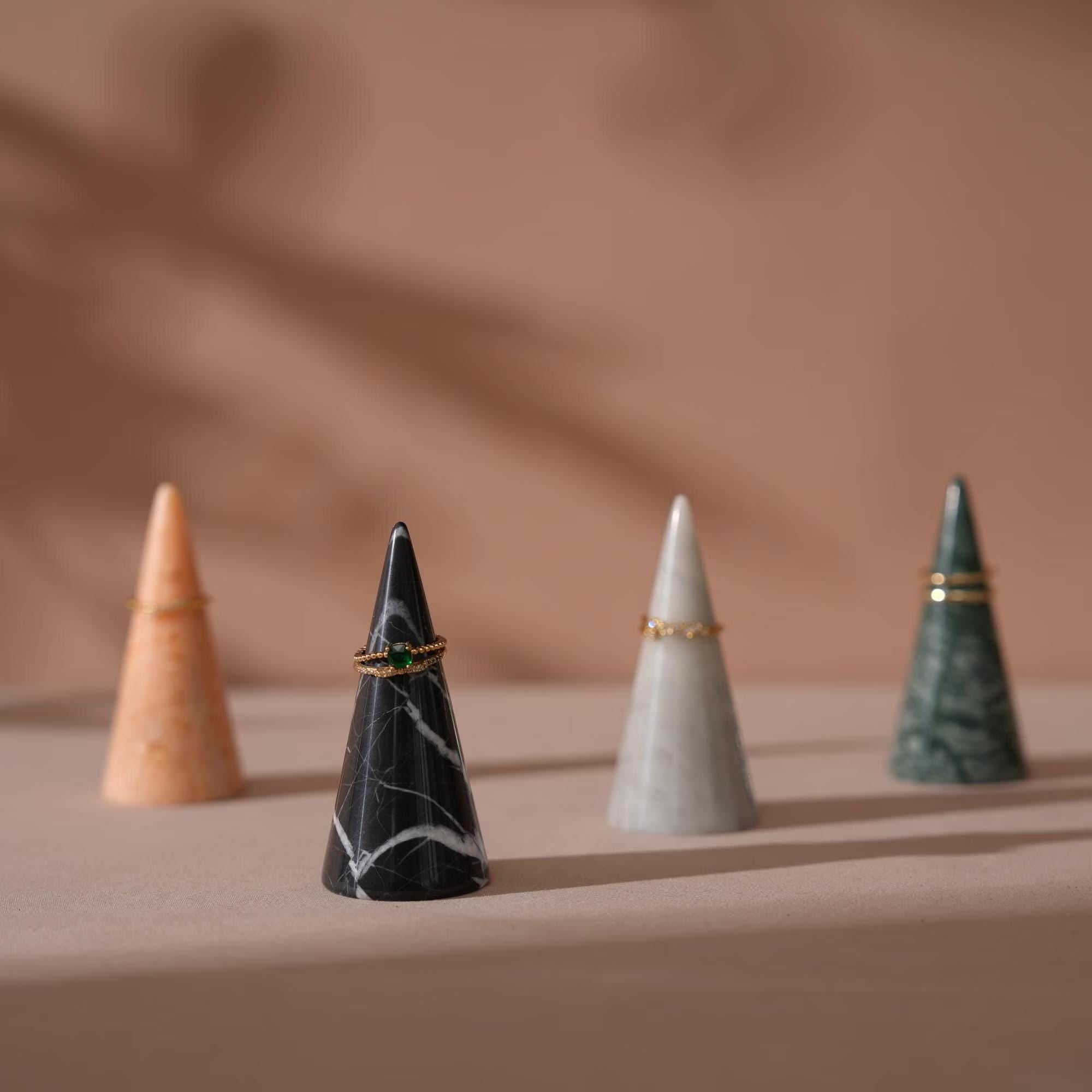Natural Marble Ring Cone