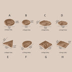 Minimalist Beige Vegan Suede Jewelry Trays