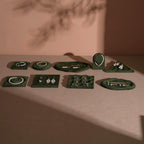 Minimalist Suede Jewelry Trays