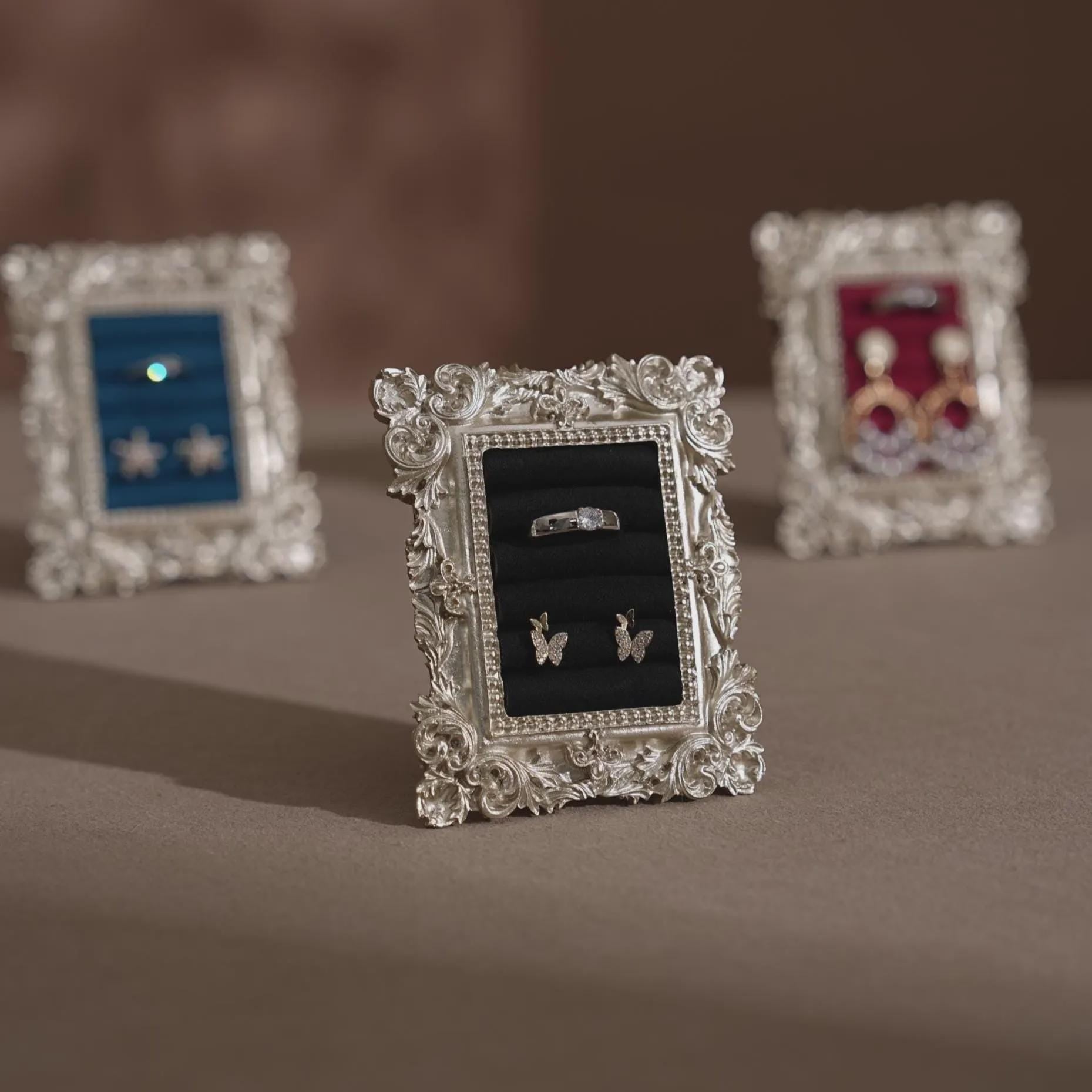 Rococo Silver Flat Lay Prop