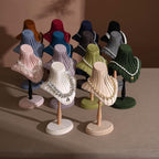 Suede Necklace Bust Stand