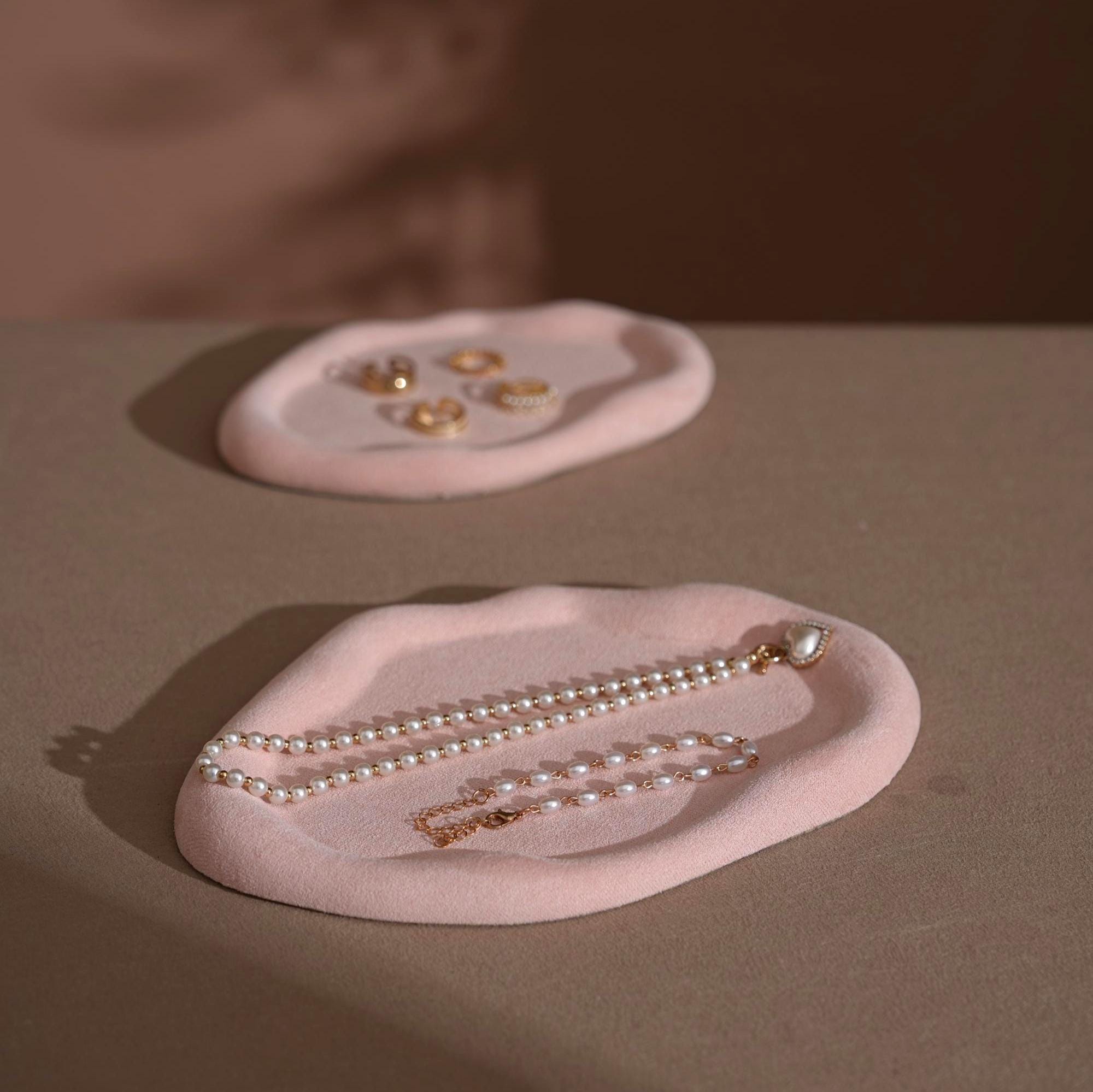 Vegan Suede Jewelry Dish