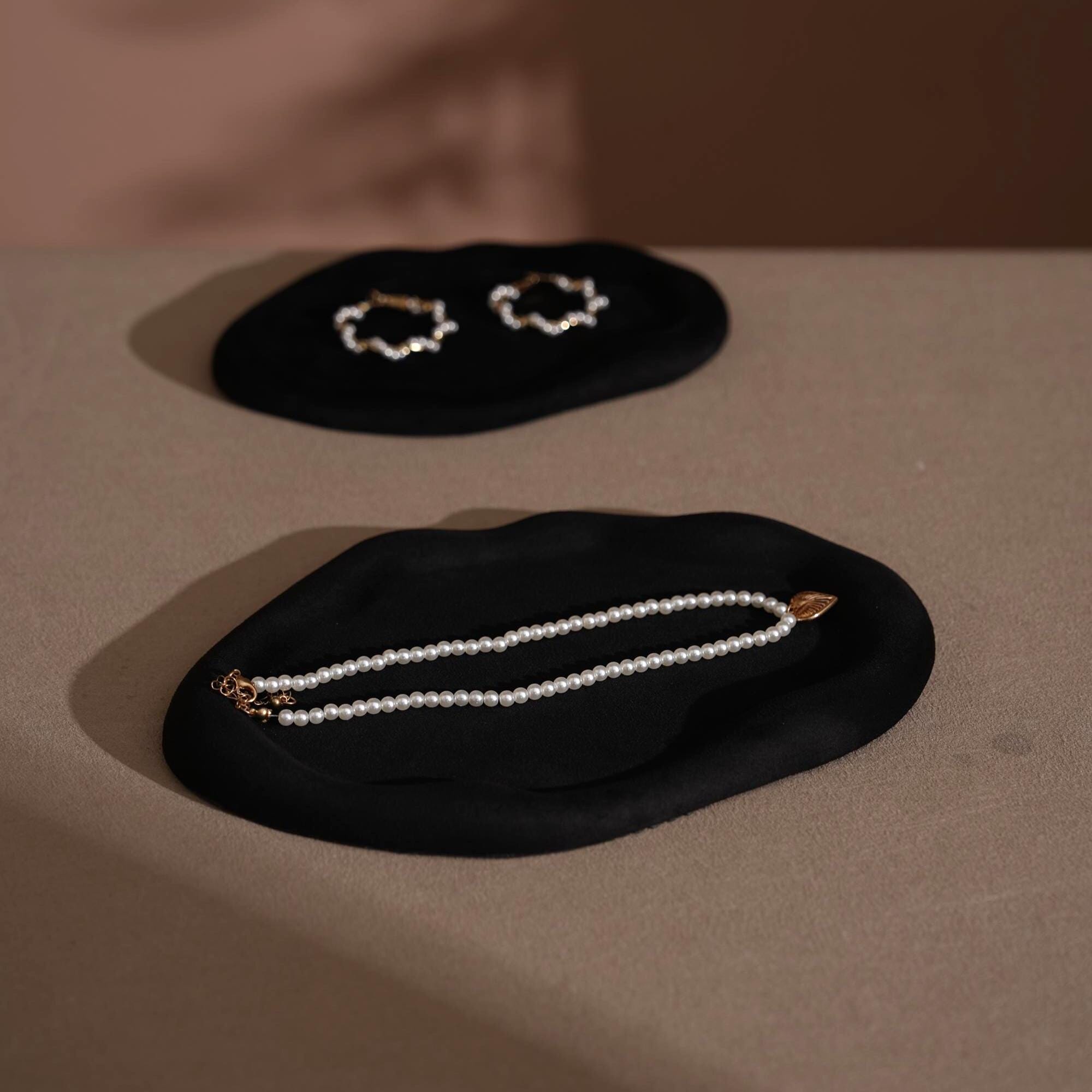 Vegan Suede Jewelry Dish