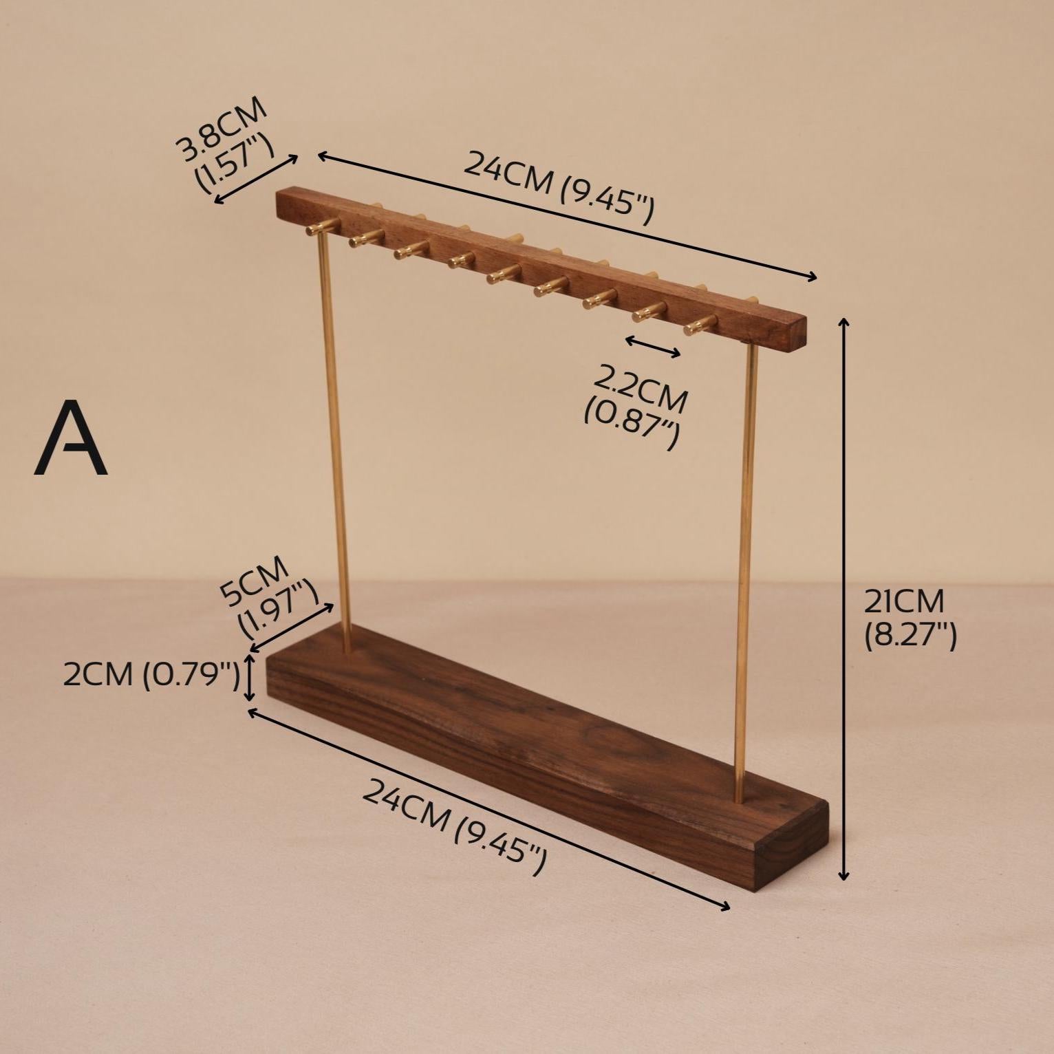 Premium North American Black Walnut Jewelry Display