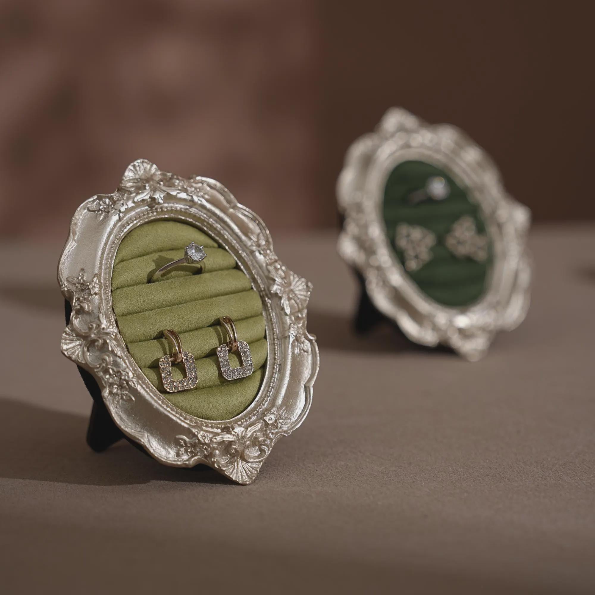 Handcrafted Silver Engagement Ring Holder