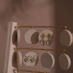 Minimalist Wood Earring Stand - Artisan Jewelry Organizer