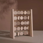 Minimalist Wood Earring Stand - Artisan Jewelry Organizer