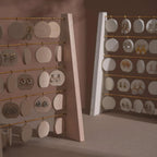 Minimalist Wood Earring Stand - Artisan Jewelry Organizer