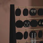 Minimalist Wood Earring Stand - Artisan Jewelry Organizer