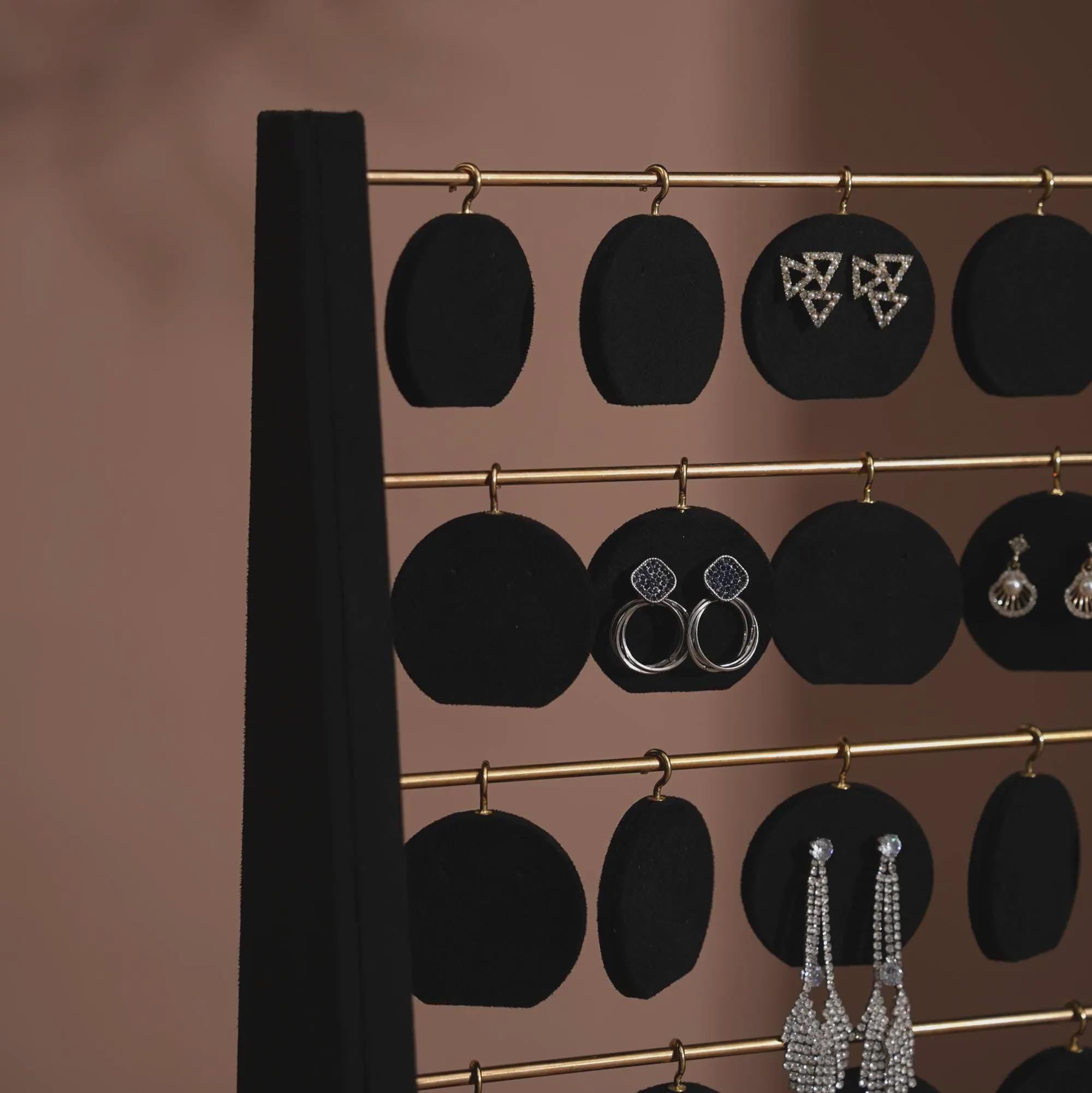 Minimalist Wood Earring Stand - Artisan Jewelry Organizer