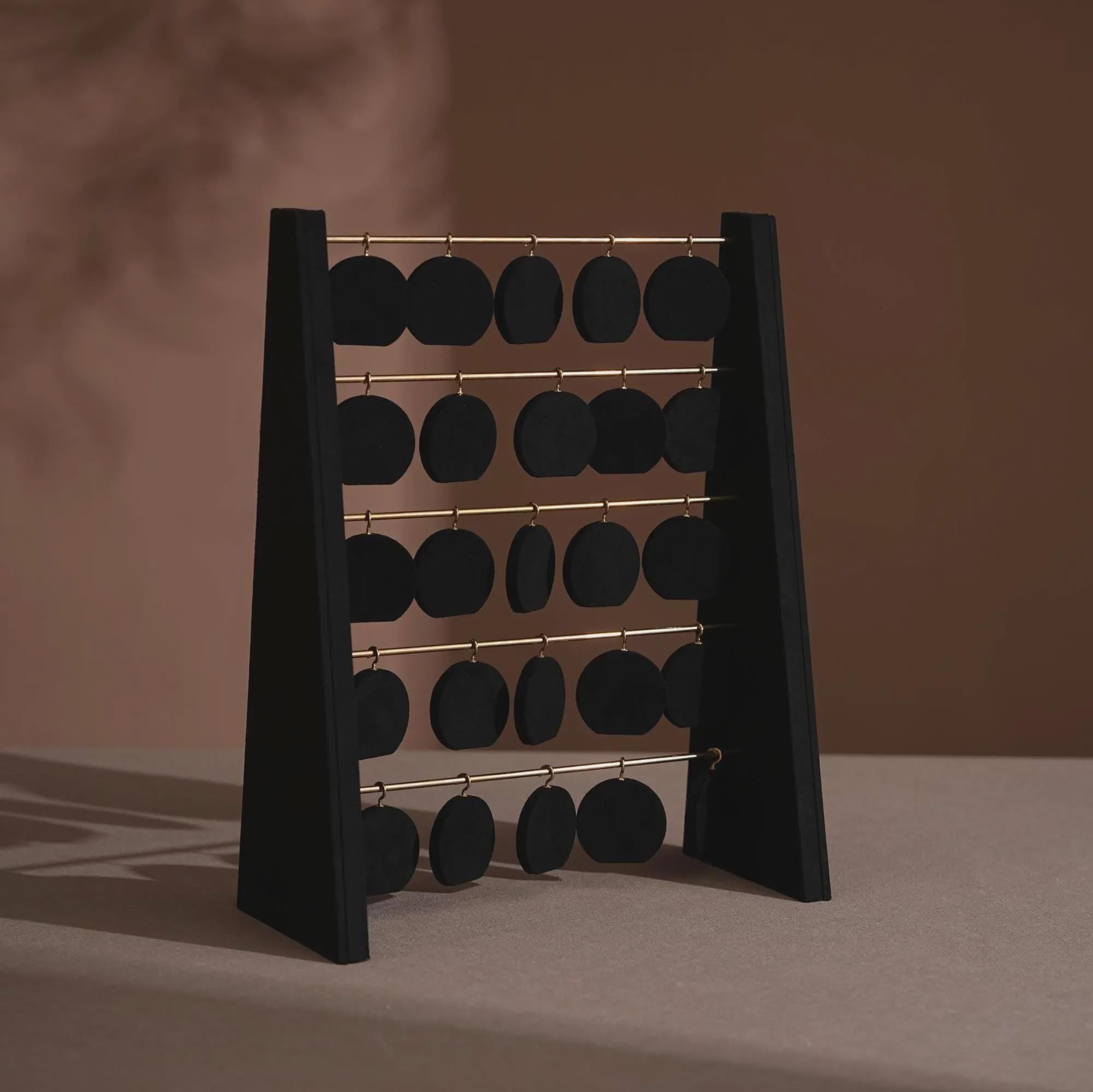 Minimalist Wood Earring Stand - Artisan Jewelry Organizer