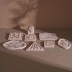 Pink Vegan Suede Jewelry Dish Set | Ring & Earring Display Trays