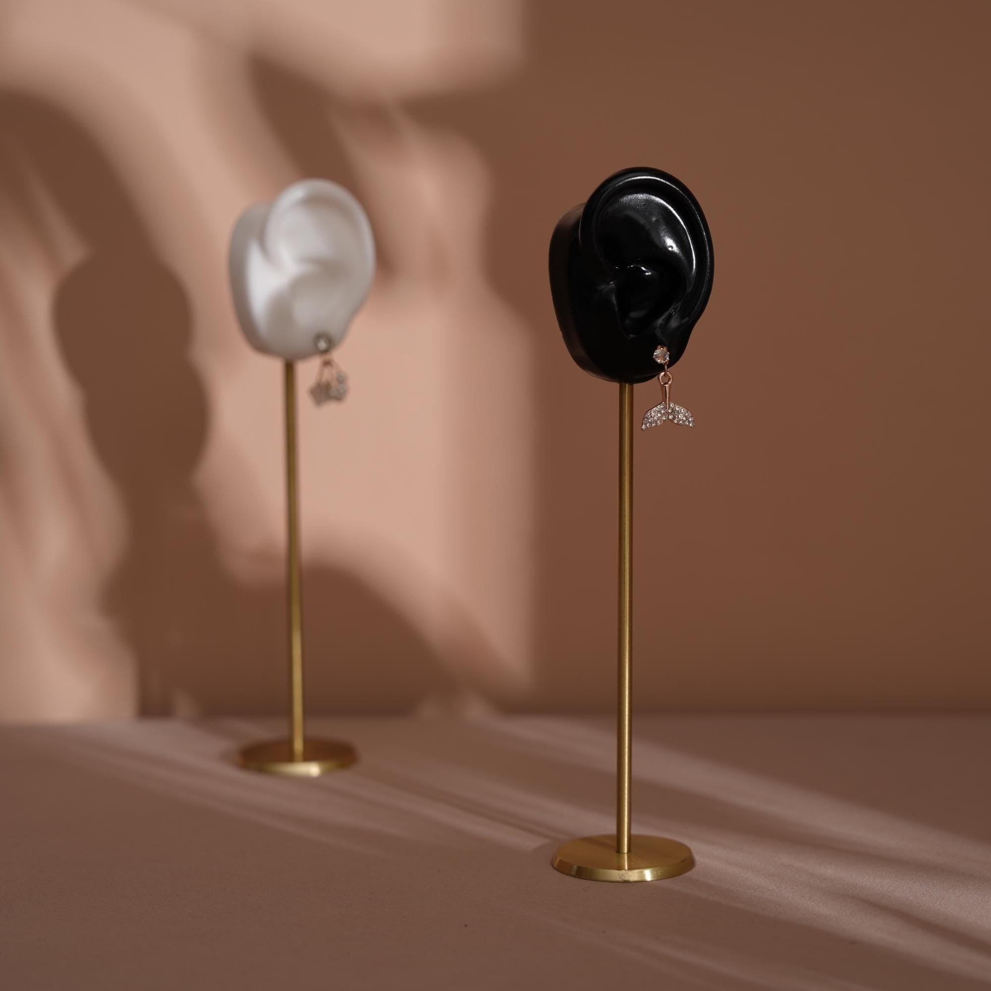 Silicone/Brass Earring Stand