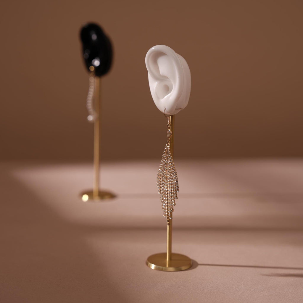Silicone/Brass Earring Stand