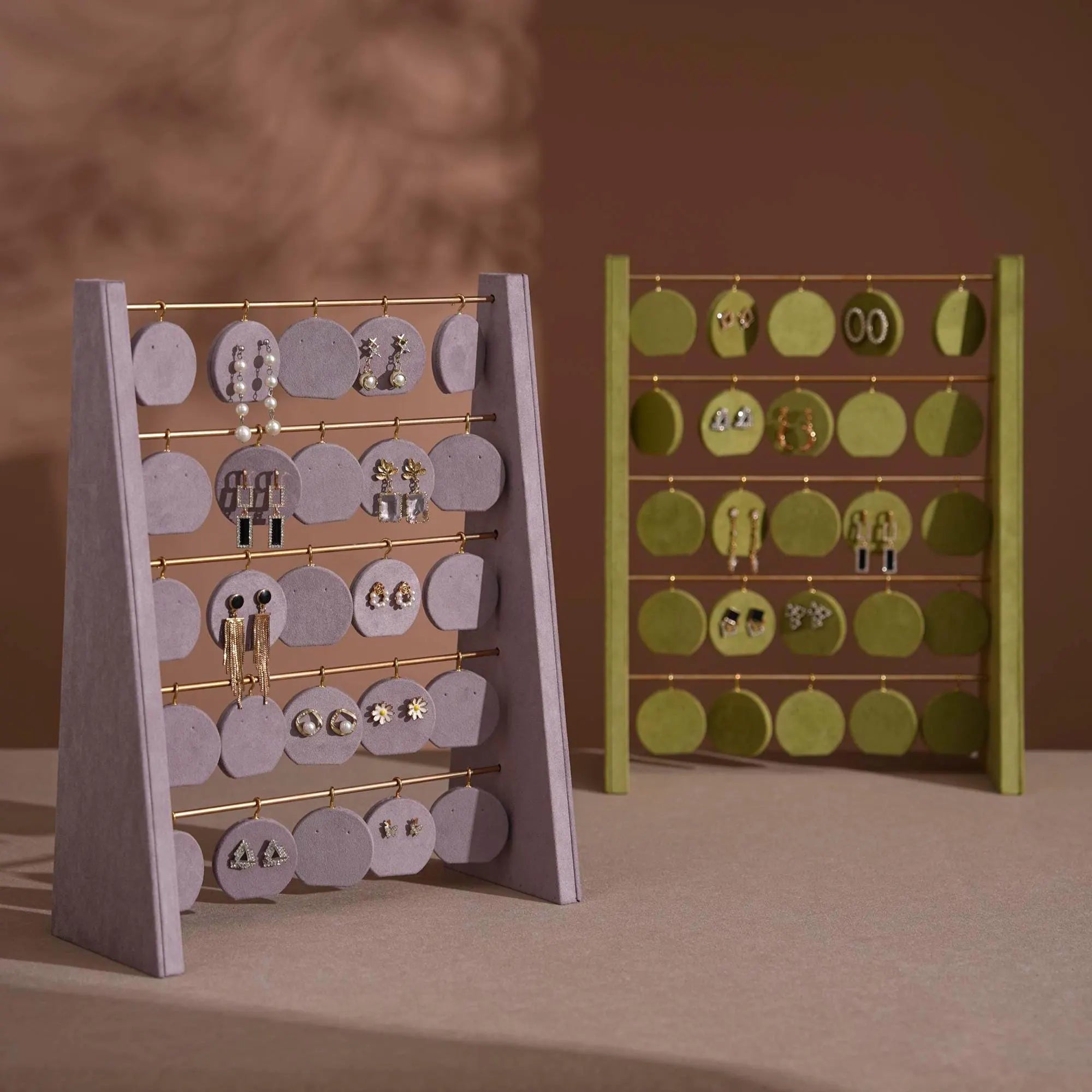 Minimalist Wood Earring Stand - Artisan Jewelry Organizer