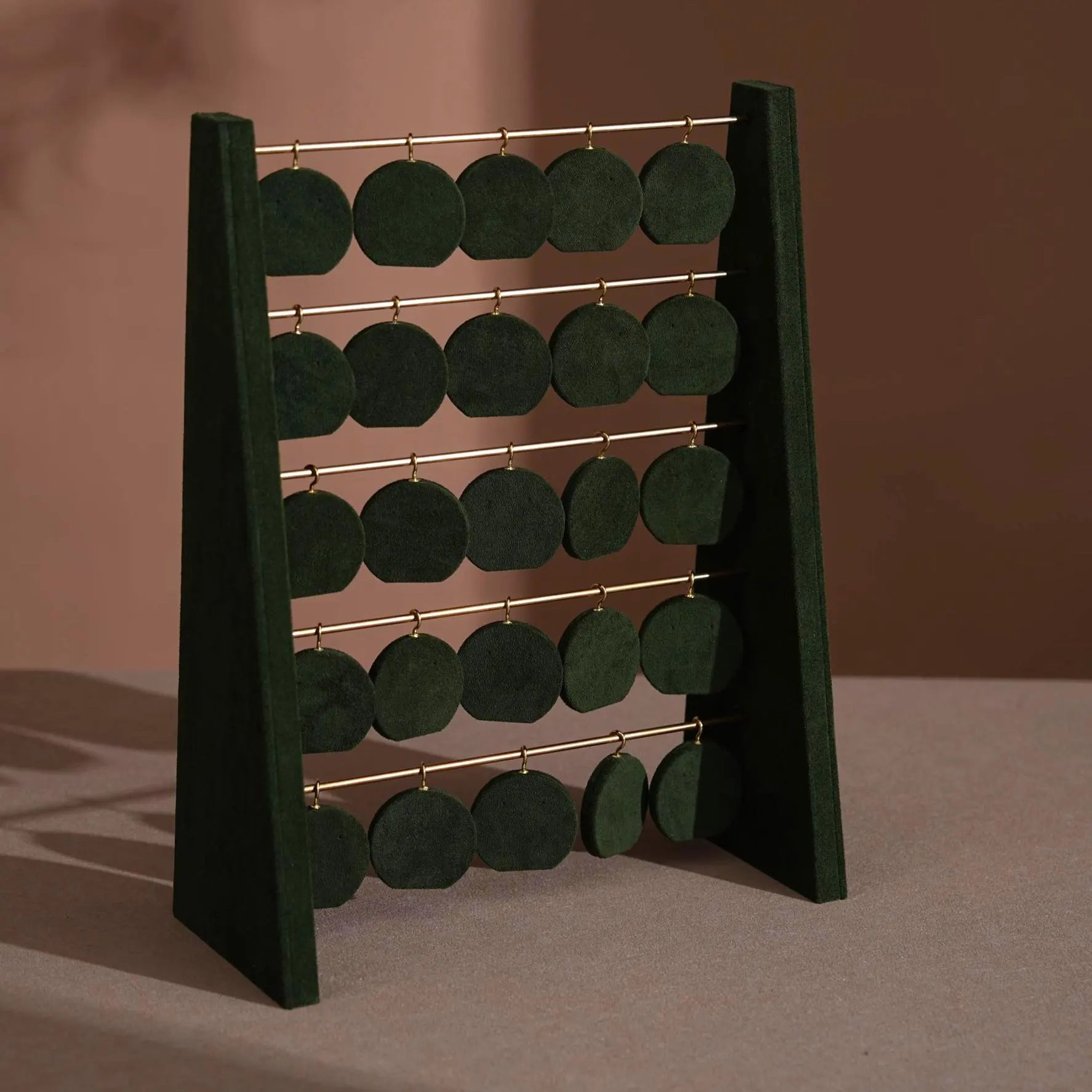 Minimalist Wood Earring Stand - Artisan Jewelry Organizer