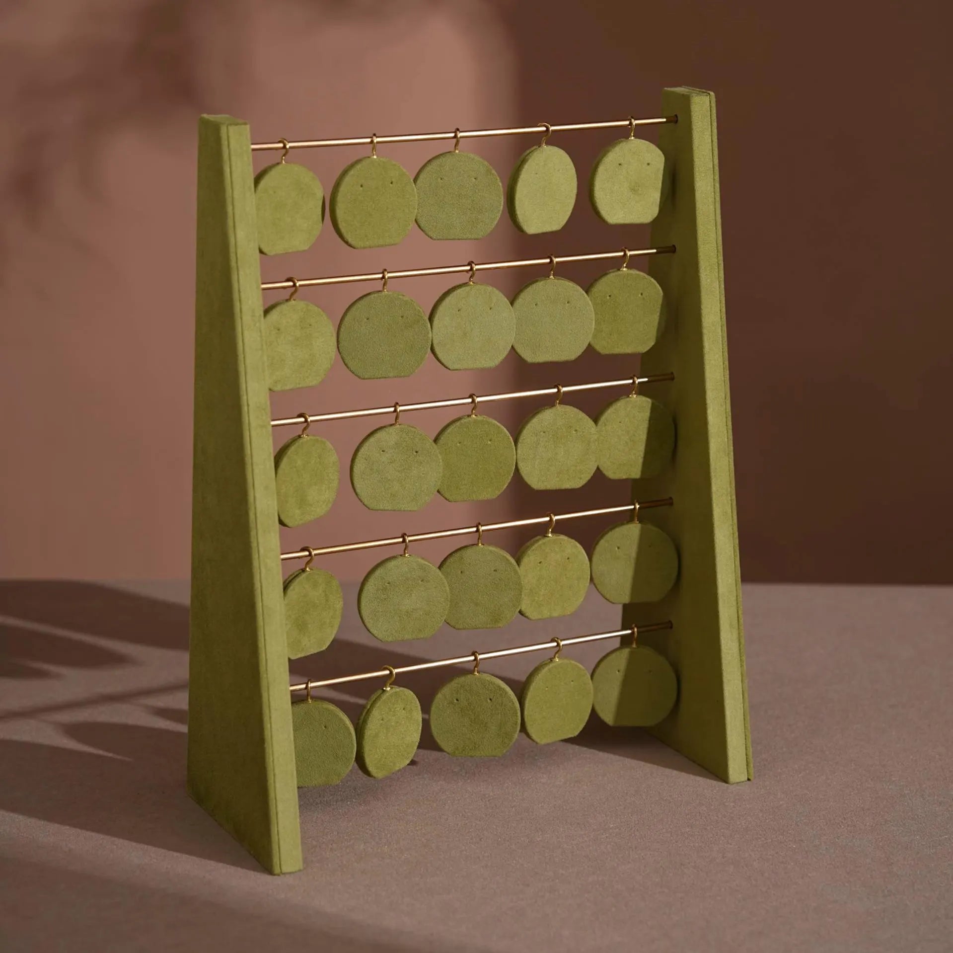 Minimalist Wood Earring Stand - Artisan Jewelry Organizer