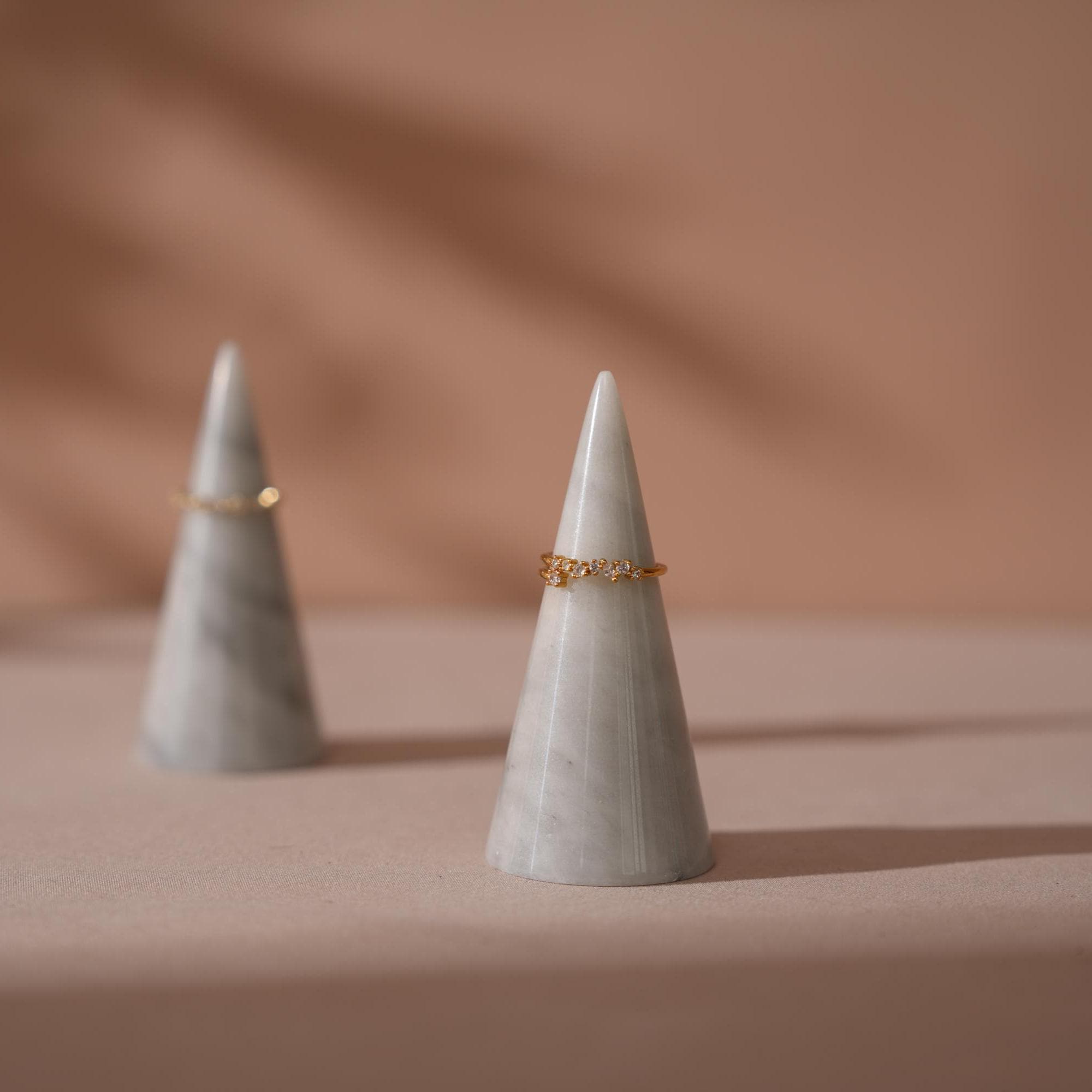 Natural Marble Ring Cone