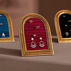Gold Arch Jewelry Stand | Necklace Display for Retail & Product Photography