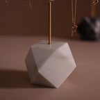 Marble Brass Jewelry Stand