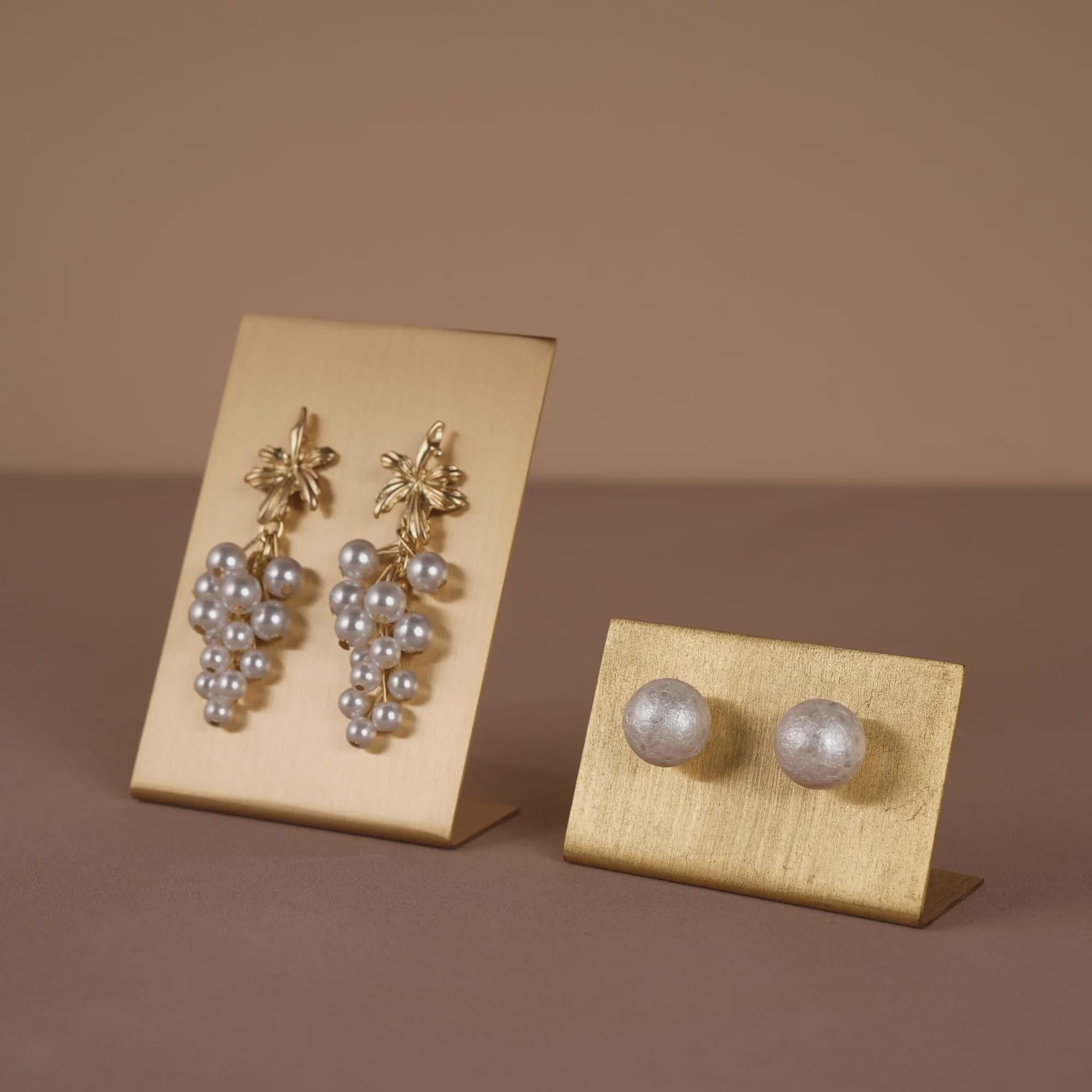 Elegant Brass Earring Holder