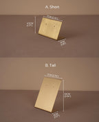 Elegant Brass Earring Holder