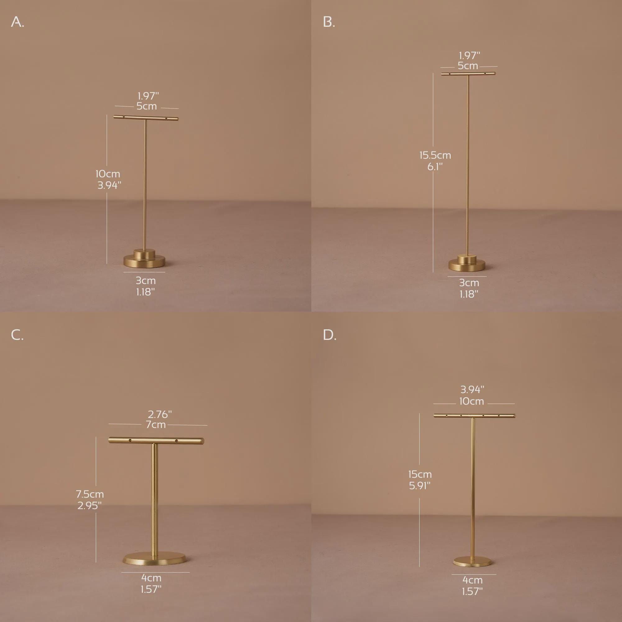 Minimalist Brass Earring Stand