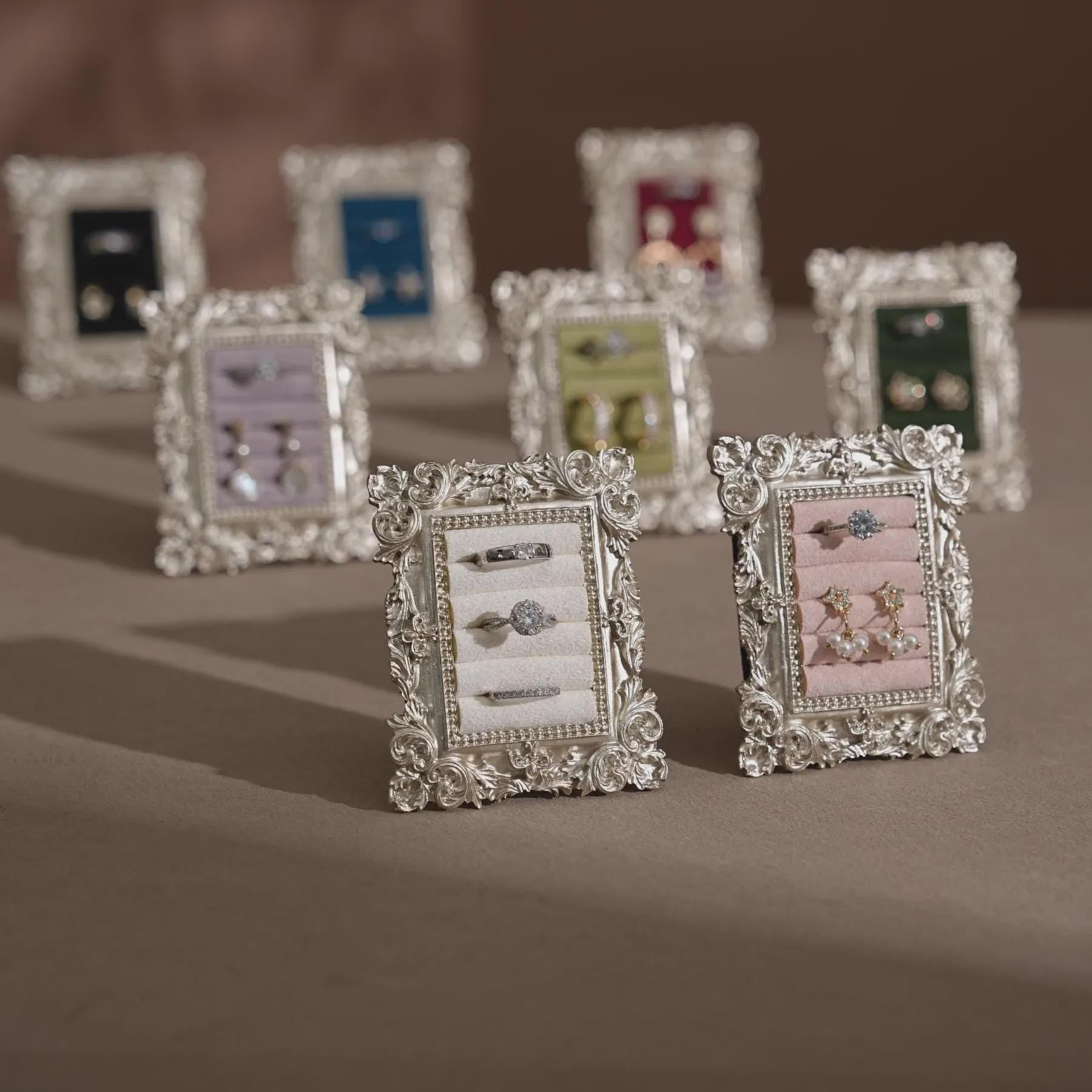 Rococo Silver Flat Lay Prop