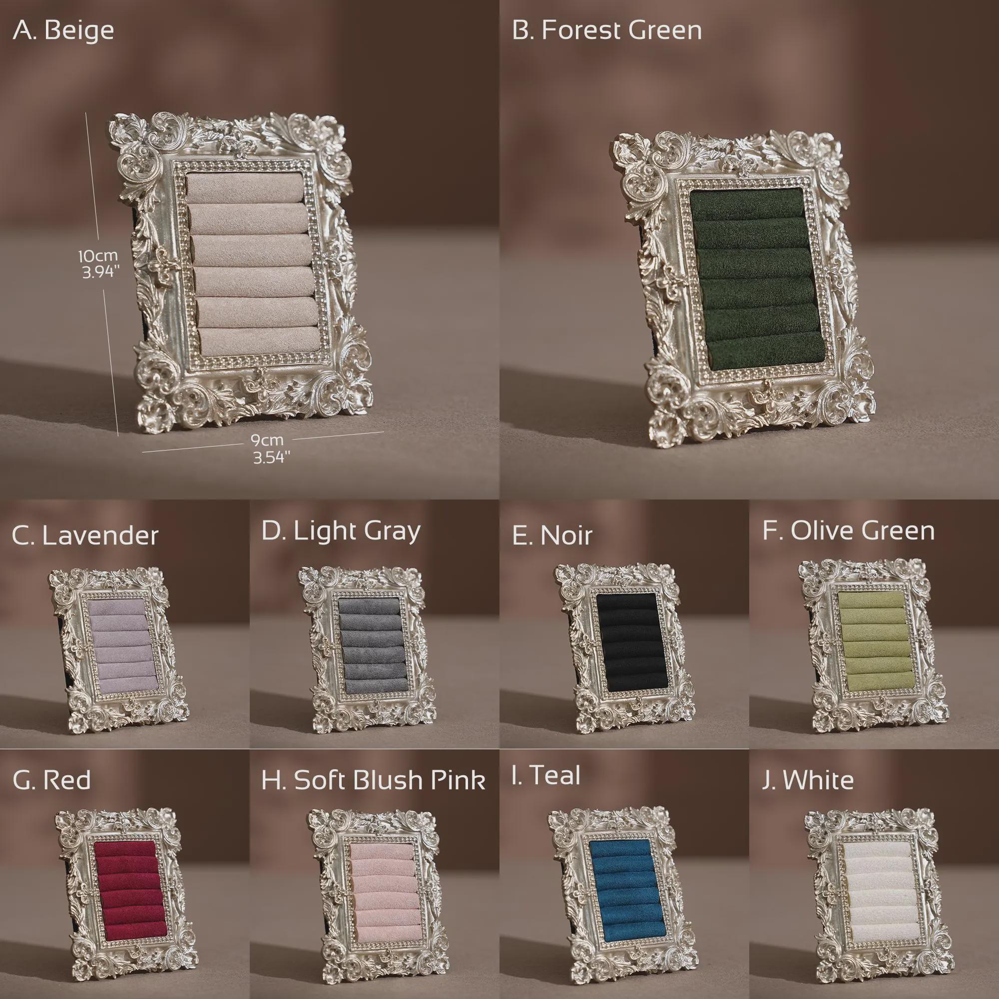 Rococo Silver Flat Lay Prop